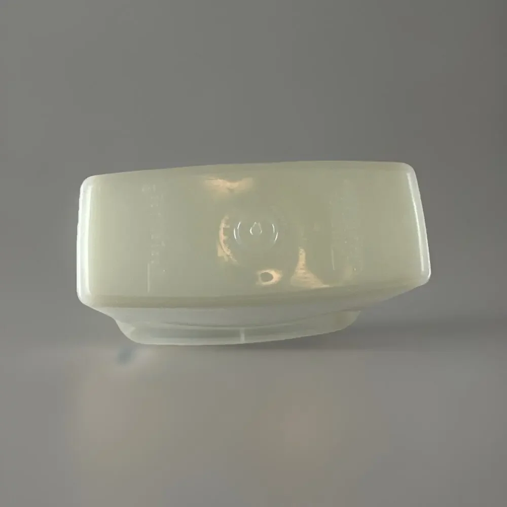 Vintage Tupperware Store N' Pour Jr. Cereal Container 4 Cup Sheer 499 w Flip Lid